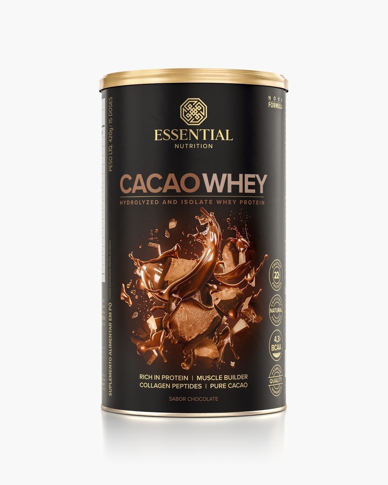 cacao_whey_lata_media_1308x1636px_1 Cacau Whey (420gr) - Essential - Imagem 1